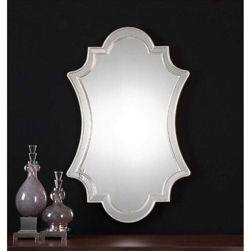 UTTERMOST  Elara Antiqued Silver Wall Mirror