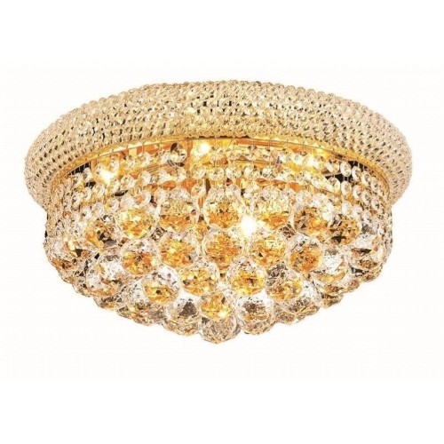ELEGANT LIGHTING  Primo 16" 8 Light Royal Crystal Flush Mount Great quality so glittery
