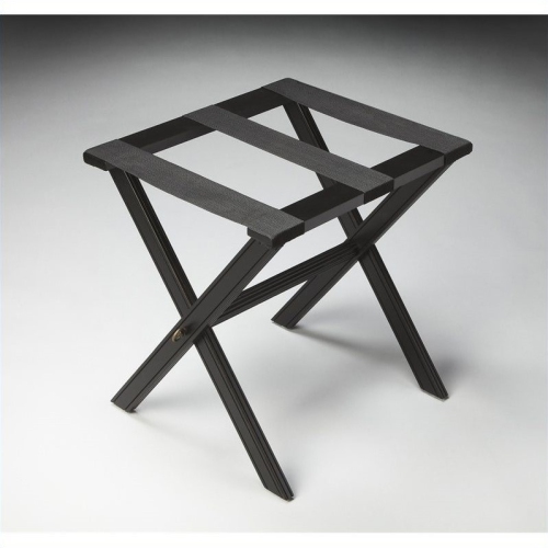 BUTLER SPECIALTY  Masterpiece Luggage Rack In Licorice In Black