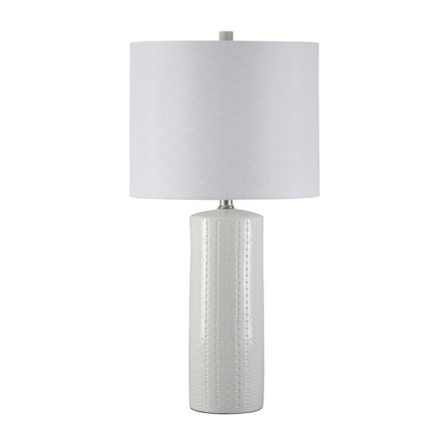 ASHLEY FURNITURE  Steuben Ceramic Table Lamp In (Set Of 2) In White I love these lamps they are very well made and the price was astonishing good