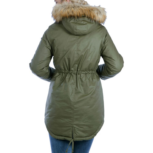 Parka de maternité ciré Sofia de Modern Eternity - Grand - Kaki