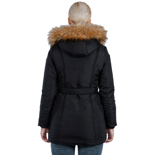 Modern Eternity Rachel Maternity Puffer Coat - X-Small - Black