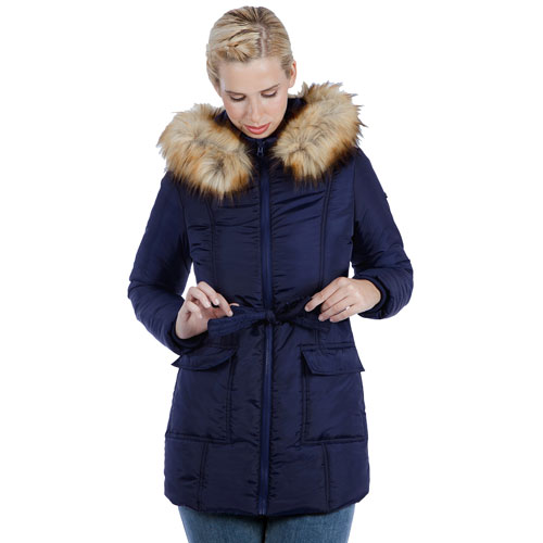 Doudoune de maternité Rachel de Modern Eternity - Petit - Bleu marine