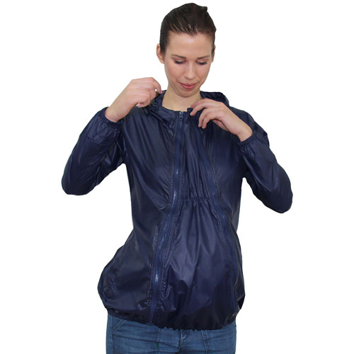 Coupe-vent de maternité imperméable Ciara de Modern Eternity - Très petit - Bleu marine
