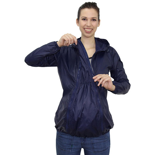 Coupe-vent de maternité imperméable Ciara de Modern Eternity - Très petit - Bleu marine