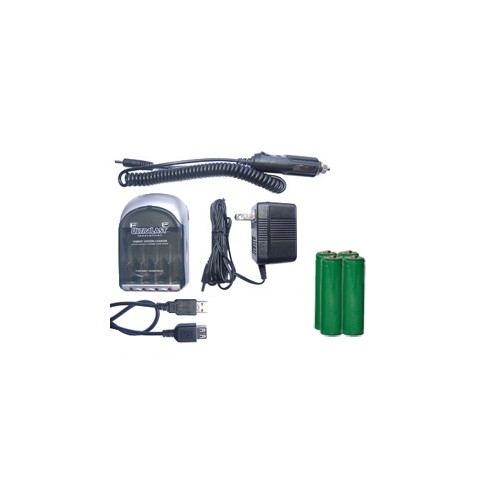 UltraLast AA / AAA Smart Battery Charger + 4 AA NiMH Batteries