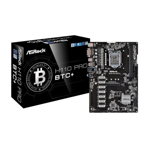 ASRock H110 Pro BTC LGA 1151 GPU Mining Motherboard with 13 PCI E