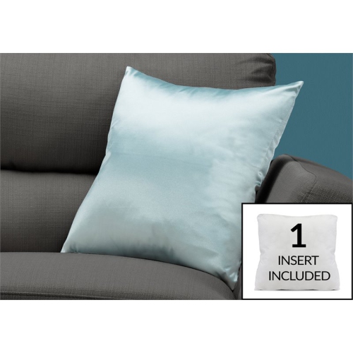 PILLOW - 18"X 18" / MINT SATIN / 1PC