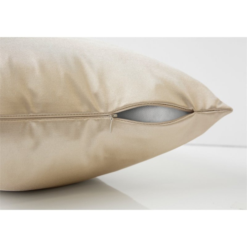 PILLOW - 18"X 18" / GOLD SATIN / 2PCS