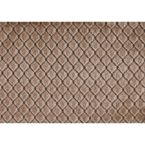 PILLOW - 18"X 18" / BEIGE DIAMOND VELVET / 1PC