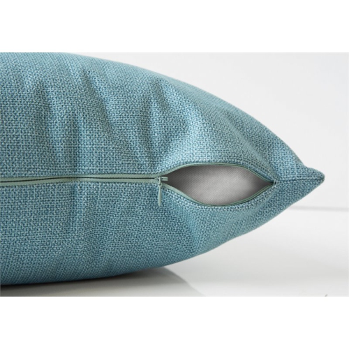 PILLOW - 18"X 18" / PATTERNED LIGHT GREEN / 1PC