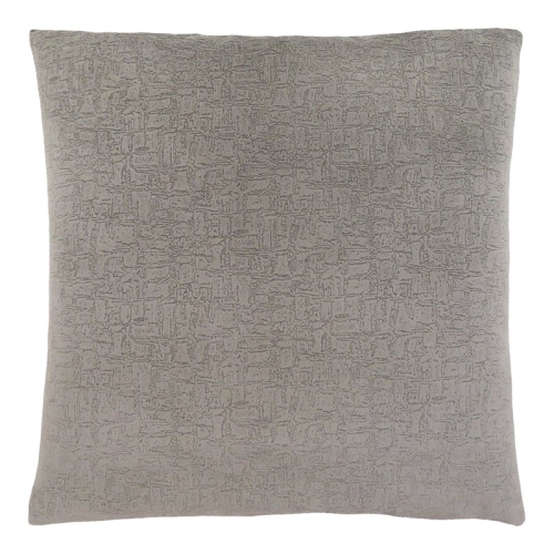 PILLOW - 18"X 18" / GREY MOSAIC VELVET / 1PC
