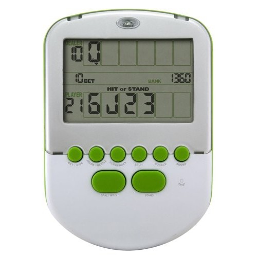 MATTEL  Radica Big Screen Blackjack - In White