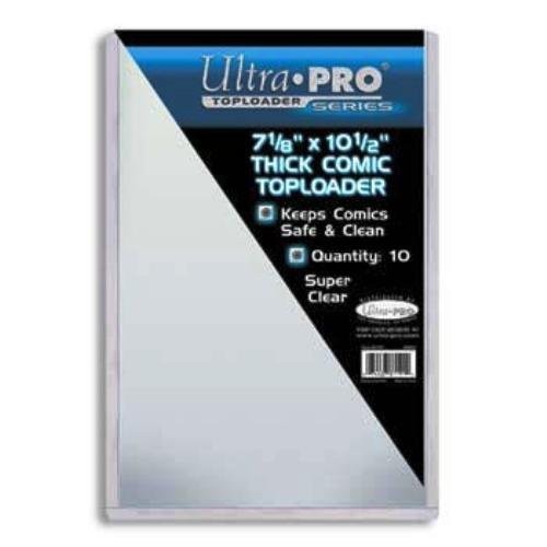 Ultra Pro 7-1/2" X 11" Thick Comic Toploader 10ct