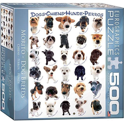 Dog Breeds Puzzle, 500-Piece