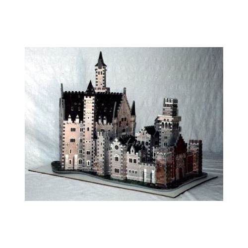 WREBBIT  Bavarian Castle, 1000 Piece 3D Jigsaw Puzzle Made By Puzz-3D