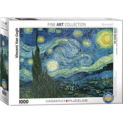Eurographics Starry Night by Vincent Van Gogh 1000-Piece Puzzle
