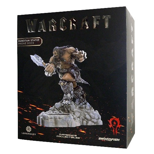 Swordfish Tech Warcraft, Durotan Statue Phone Charging Dock - Retail Packaging