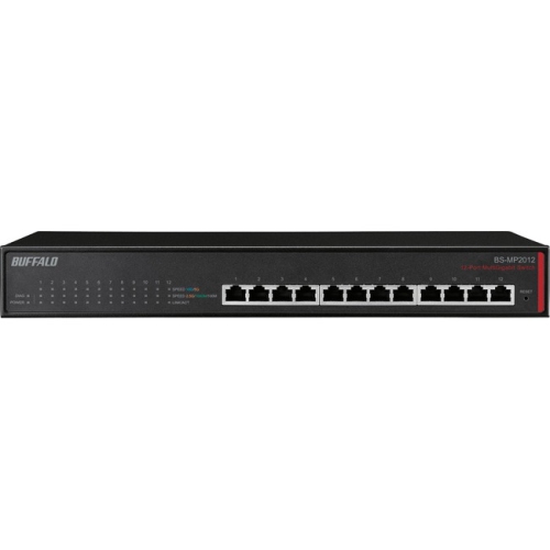 BUFFALO AMERICAS 12-PORT DESKTOP/RACKMOUNT 10 GBE ETHERNET HIGH POWER SWITCH BS-MP2012
