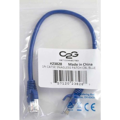 35ft Cat5e Snagless Unshielded Network Patch Cable - Blue
