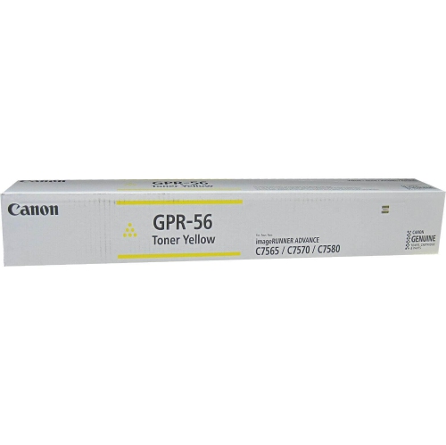 OEM Canon 1001C003AA, GPR-56 Toner Cartridge - Yellow - 66.5K