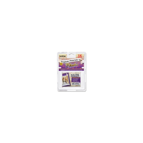 Brother TZE-AF131 Black on Clear Adhesive Tape TZE-AF131