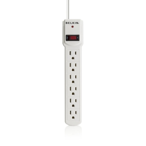 6-Outlet Surge Protector with 3 ft. Power Cord
