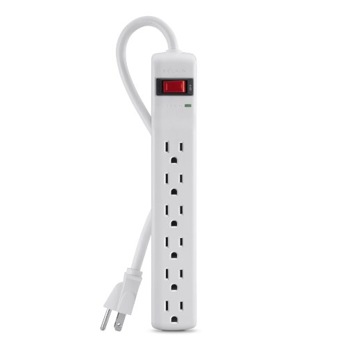 6-Outlet Surge Protector with 3 ft. Power Cord