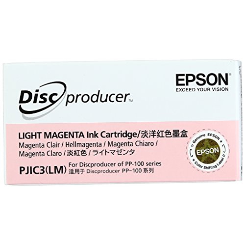 EPSON LIGHT MAGENTA INK CARTRIDGE FOR DISCPRODUCER DISC PUBLISHER PP-100 C13S020449