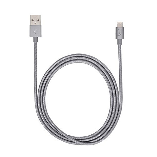 ISTORE LIGHTNING SYNC/CHRG CBL-SPACE GRY