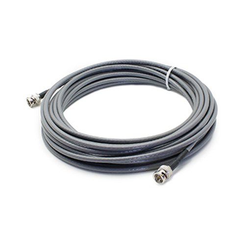 ADDON  16.4Ft Bnc (Male) to Bnc (Male) Coaxial Simplex Plenum-Rated Copper Patch Cable In Black