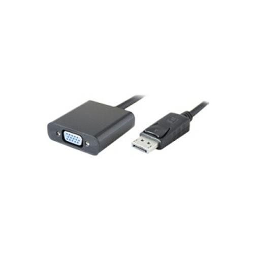 AddOn 8in DisplayPort Male to VGA Female Black Adapter