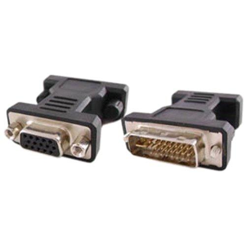 ADD-ON  Addon Dvi-I (29 Pin) Male to VGA Female Adapter In Black