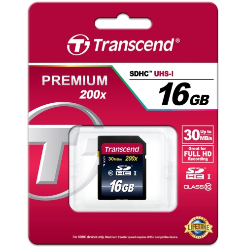 Transcend Information 16gb Sdhc Class10 Uhs-i