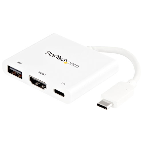 Adaptateur USB-C à HDMI 4K avec port USB-A et alimentation de StarTech (CDP2HDUACPW)