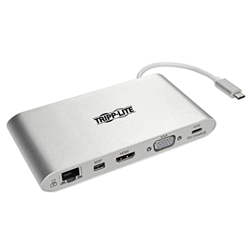 Tripp Lite USB C Docking Station USB-C PD Charging