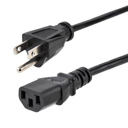 Startech 12 Foot Standard Computer Power Cord