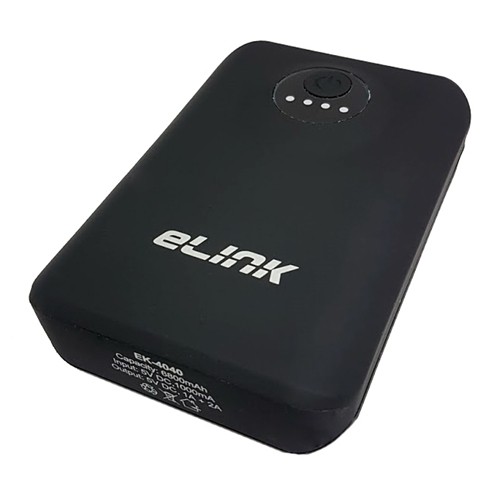 eLink 2 USB Ports Powerbank With Flashlight 6800Mah