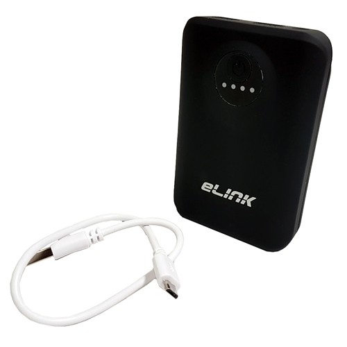 eLink 2 USB Ports Powerbank With Flashlight 6800Mah