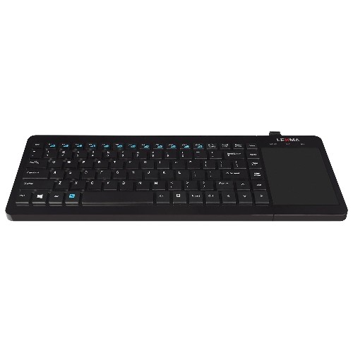 Lexma TouchPad Wireless Ergonomic Keyboard - English - Open Box