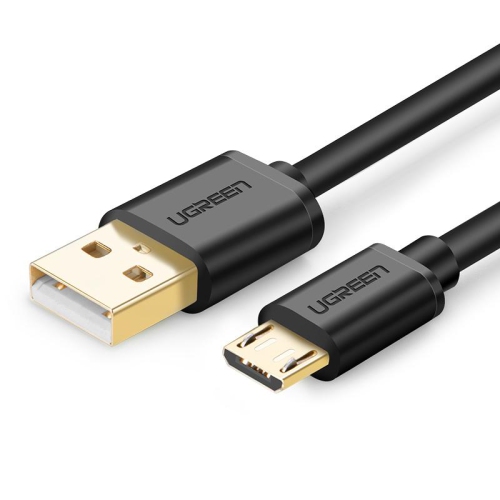 UGREEN Micro-USB male to USB male cable gold-plated 0.25M-3M: 2822AWG OD:4.5MM White