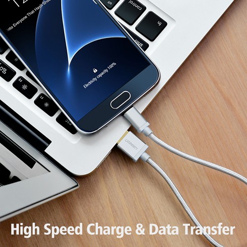 UGREE Micro USB cable allows you to connect your mobiles, tablets, cameras, MP4/MP5 etc. to your PC or power adapter