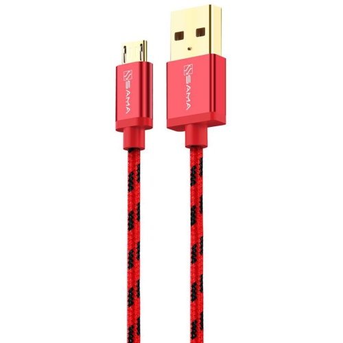 SAMA SA-40458 Cable Sync & Charge Micro USB Special Eddition, 1.5 Meter, Red