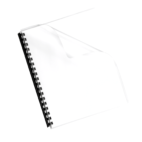 Fellowes Crystals Clear PVC Covers