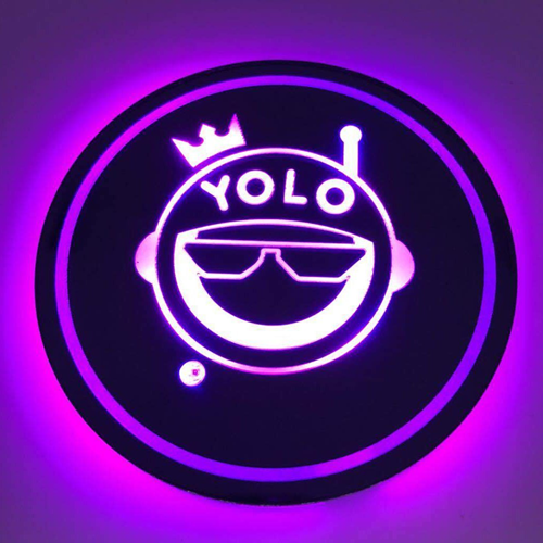 ISP LED Coasters Cup Mat Pad