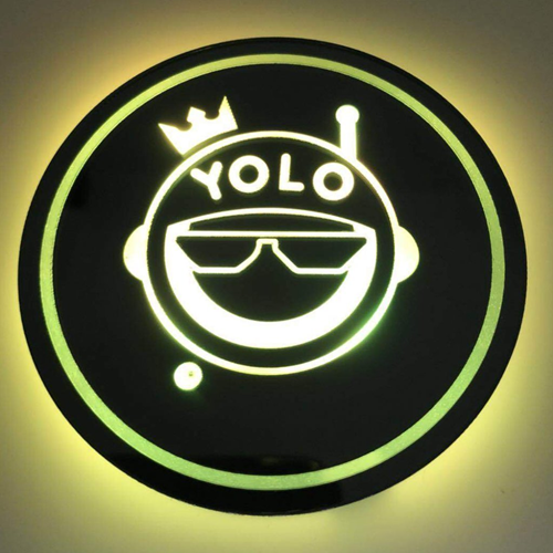 ISP LED Coasters Cup Mat Pad