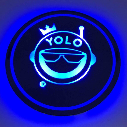 ISP LED Coasters Cup Mat Pad