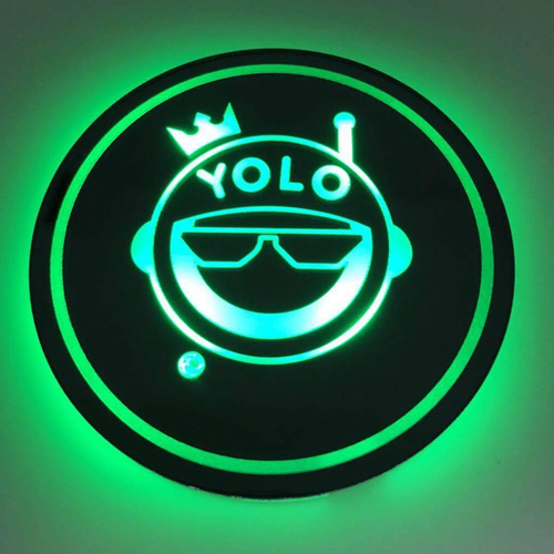 ISP LED Coasters Cup Mat Pad