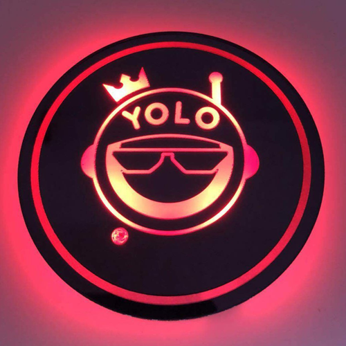 ISP LED Coasters Cup Mat Pad