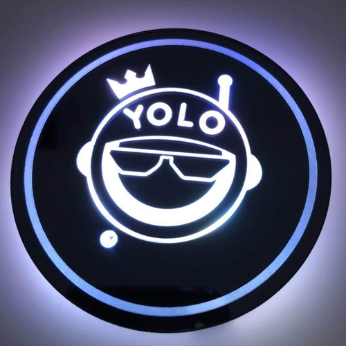 ISP LED Coasters Cup Mat Pad